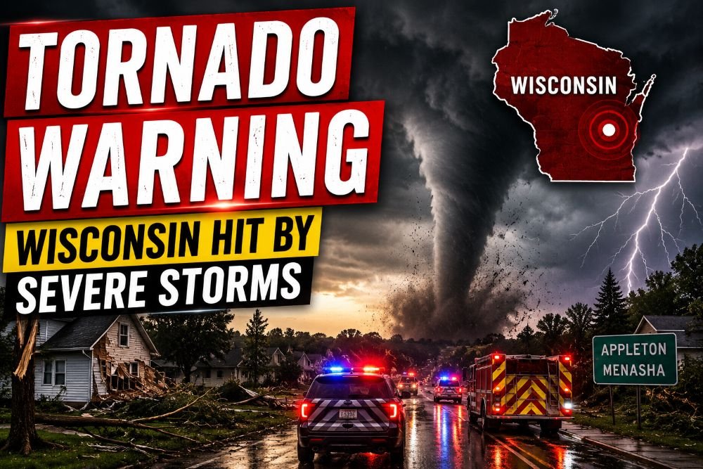 Tornado Warning Issued As Dangerous Storms Race Across Upper Midwest Tornado Warning