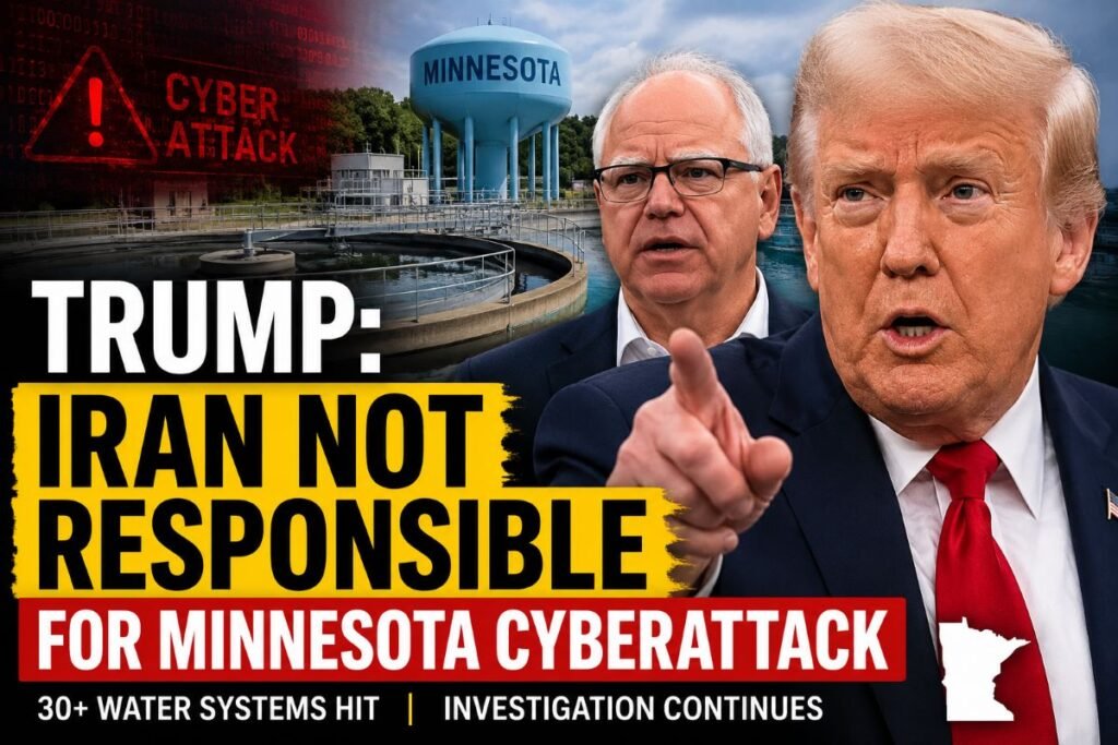 Trump Says Iran Not Responsible for Minnesota Cyberattack Minnesota Cyberattack
