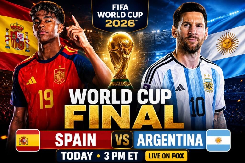 World Cup Final: Spain and Argentina prepare for a historic showdown in New Jersey World Cup Final
